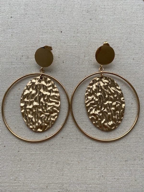 Boucles D'oreille Clips En Métal - Style Vintage Ou Moderne - Occasion - Parfaites Pour Un Look Quotidien
